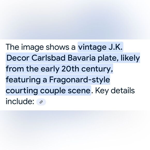 JKW 1930 Western Germany Fine Porcelain Luxurious Pink Gold Dinnerware Plate - Picture 12 of 12